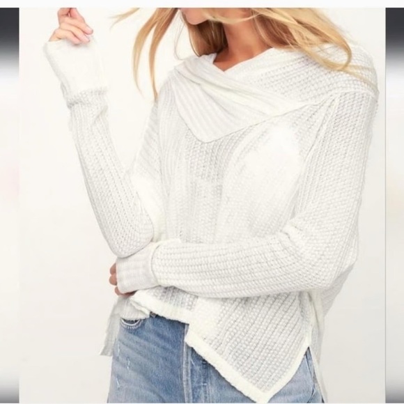 Free People Tops - Free people The strokes knit top cropped cover up size xs